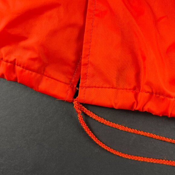 VTG Soffe Tennessee Volunteers Jacket Large Orange Snap Button Lined Windbreaker - Picture 2 of 16